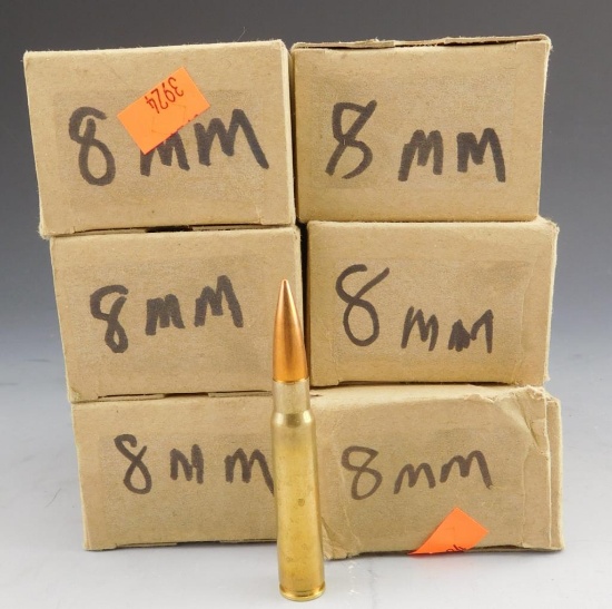 Lot #61 - (+ or – 100) rounds of 8 mm Rifle Ammo 