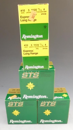 Lot #69 - (50) rounds of Remington Express 410, 3 in, 4 Shot, (75) rounds of Remington STS