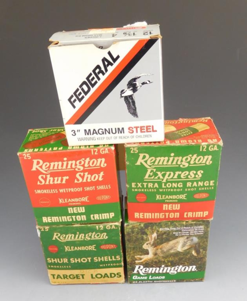 Lot #316 - (+ or - 10) rounds of 410, 2 ¾ in. 6 shot, (25) rounds of Remington 12 GA, 2 ¾ in.
