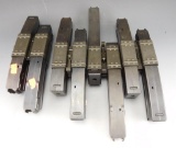 Eight HP MP5 30 Rd Mags in HK Couplers Date Code IG.  Mags Can't be handed out in  MD/To a MD R
