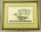 Lot #33 - Framed print of plate etching of bufflehead hen Anas Minor (22” x 18”)