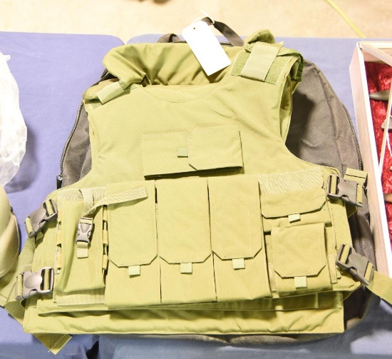 Lot #16 - Hagor Industries HPV 1600/50AM Level IIIA Personal Body Armor Vest with Teflon storage