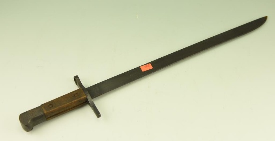 Lot #21 - Japanese WWII Type 30 Bayonet with Arrow M Markings on blade. Made by Matsushita