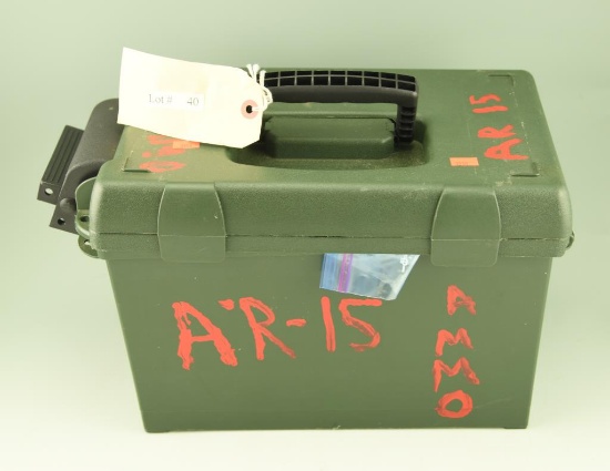 Lot #40 - Ammo tote full of approx. 500 rounds of .223 AR-15 ammo