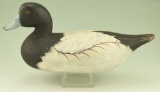 Lot #110 - Bluebill drake decoy painted by Larry Tawes, Sr. Salisbury, MD