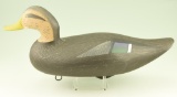 Lot #119 - Patrick Vincenti Black Duck decoy signed and dated 1989