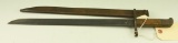 Lot #131 - Japanese Type 30 Bayonet with Scabbard (NO Leather belt attachment) – 15 5/8” Blade.