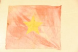 Lot #135 - Huan Chuong Chien Cong Vietnamese military flag/banner (34” x 24”) Military Star flat