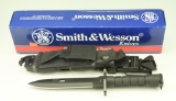 Lot #142 - Smith & Wesson model SW1B Special Ops 12” knife with belt mount sheath (nib)