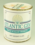 Lot #143 - Atlantic Gem Fresh Scallops 8lb (1 gallon tin) New Bedford, MA