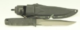 Lot #18 - SOG Knives Seki Japan 12” Seal Style knife Satin Finished Clip Point partially serrated