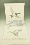 Lot #54 - (3) Duck stamp prints: 1993-94 Maryland Canvasback print by Louis Frisino, Tom Herata