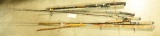 Lot #55 - Qty of fishing poles: Cortland, Fenwick Shakespeare and others (approx. 6 total)