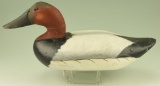 Lot #98 - Upper Bay Canvasback drake decoy repainted by Larry Tawes, Sr/ Salisbury, MD