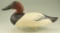 Lot #242 - Charlie Joiner, Chestertown, MD Canvasback drake signed on underside excellent condition