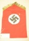 Lot #382 - WWII Era Nazi Germany Podium Banner with Metal Fringe. 13.5” Wide by 21” Tall