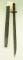 Lot #400 - British Wilkinson 1907 Pattern Bayonet w/ Metal/Leather Scabbard. 17” Blade. 21.75