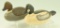 Lot #420 - Pair of Jessie Urie Rock Hall, MD miniature carved Goldeneyes Drake and hen signed on