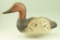 Lot #472 - Cork Body Canvasback drake with high head