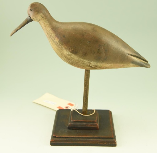 Lot #153 - Large Curlew by Charles Clarke Chincoteague, VA branded with “N” on underside early