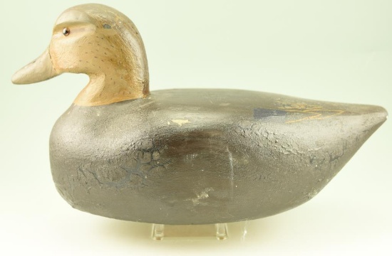 Lot #168 - Carved Magnum black duck branded TS on underside 17 ½”
