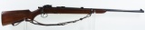 Lot #184 - Winchester Arms Co. model 52 .22 cal Bolt Action rifle, 26 ½” BL, 46” LOA, leather