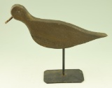 Lot #193 - Early 1900’s Flatty Dowitcher shorebird Eastern Shore of MD/VA branded W.A. Pierce