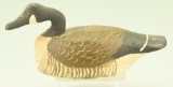 Lot #213 - Miles Hancock, Chincoteague, VA 1/3 size carved Canada Goose signed and dated on