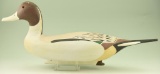 Lot #239 - Clem Barter Bath, Maine 1988 Pintail drake with stand. Signed and dated on underside.