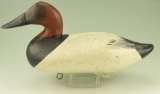 Lot #257 - Madison Mitchell Havre de Grace, MD Canvasback drake signed and dated in auto –