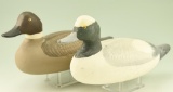 Lot #317 - Pair of Paul Gibson Havre de Grace, MD Buffleheads drake and hen signed and dated on