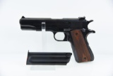 Lot #330 - Colt P.T.F.A. Mfg. Co. Ace Service model .22 cal semi auto pistol with wooden grips,