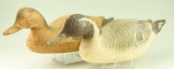 Lot #354 - Pair of Down East Decoy Factory, Freeport, Maine Pintails hen and drake in swimming