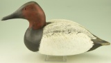 Lot #355 - Bob Bille Roseville, MI hallow body Canvasback Drake dated 1977