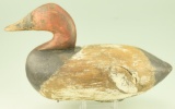 Lot #358 - J.J. Sellars Washboro, PA Canvasback Drake in original paint with makers metal tag on