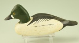 Lot #379 - Roe “Duc-Man” Terry, Chincoteague, VA miniature carved Goldeye Drake signed and dated