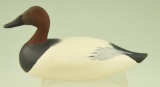 Lot #423 - Bob Jobes miniature carved Canvasback drake dated 1990