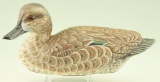 Lot #440 - Carved Green Wing Teal hen signed Ken Green