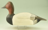 Lot #470 - Charles “Sonny” Landon 1983 Canvasback drake signed and dated on underside with Poem