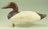 Lot #474 - Paul Gibson Harve de Grace, Md Canvasback drake unsigned (small crack in neck)