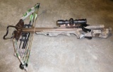 Lot #176A - Ten Point Stealth X2 Compound Crossbow with Red Dot Scope and Quiver with 3 bolts.