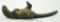 Lot #361 - Very Cute miniature Bronze Otter sculpture laying on back 5 ½” signed DHT. David H.