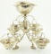 Lot #397 - Astonishing George III style 18th Century sterling silver reticulated epergne by John