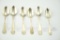 Lot #425 - 6 Monogrammed Coin Silver Spoons to include: Three Farrington & Honeywell, Boston,