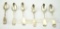 Lot #428 - 6 Coin Silver Spoons to include: David Hotchkis Retailer in Palmyra, NY 1840-42), 3