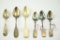 Lot #431 - 6 Coin Silver Spoons to include: Enings Brothers, NY ?, Two Coin Silver spoons made