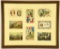 Lot #472 - Framed collage of George Washington cards and post cards in matted frame 18 ½” x 22”