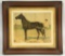 Lot #476 - Framed color print of “Dan Patch Champion Harness Horse of the World” by the