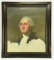 Lot #496 - Framed Chromolithograph portrait of George Washington (27” x  42”)