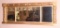 Lot #508 - Federal gold leaf three section over the mantle mirror  (21” x 55” good condition,